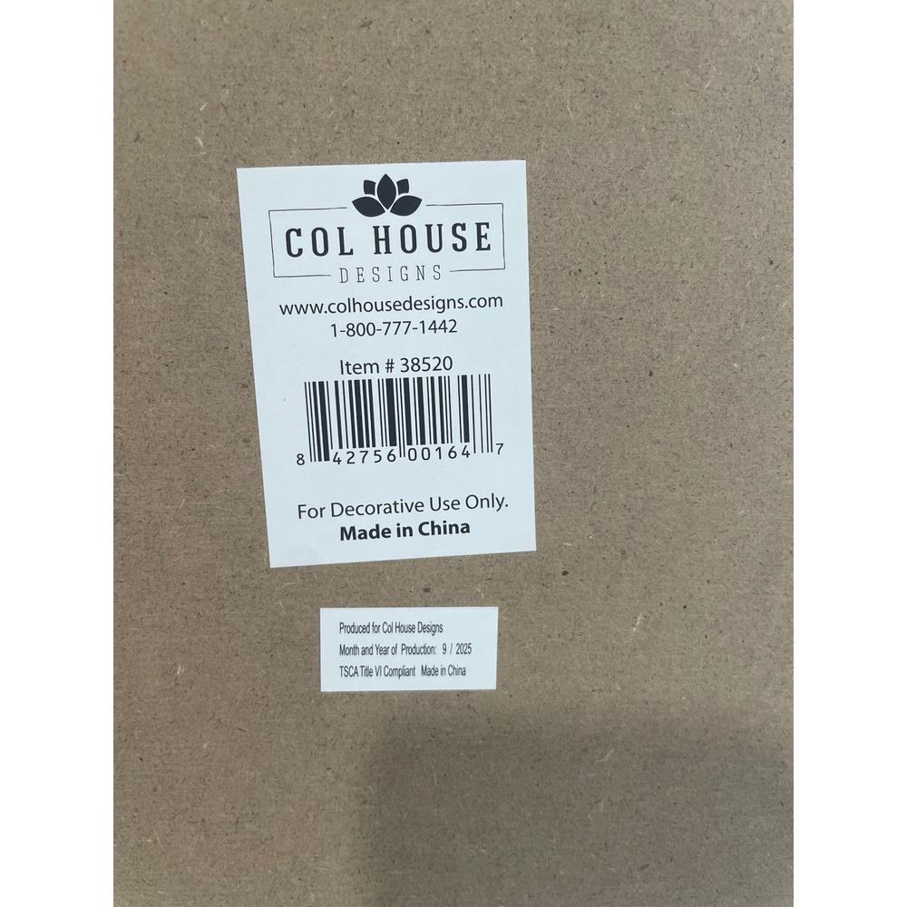 Col House Designs P Cottontail Easter Egg Farm Rustic Farmhouse Wall Sign 11.5in - Picture 5 of 9
